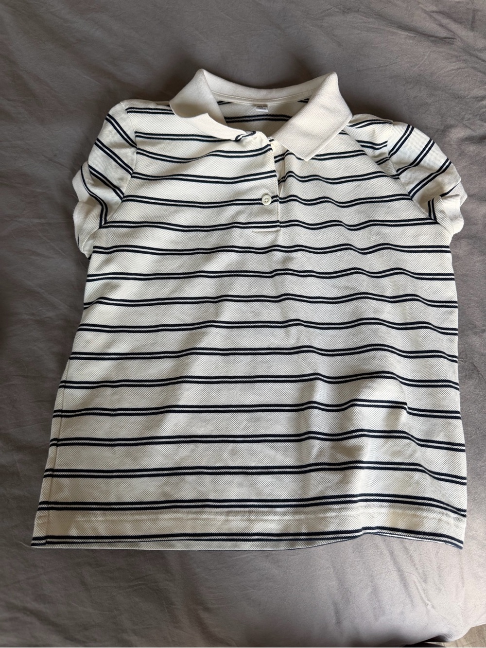 Uniqlo Striped Polo Shirt - Classic Casual